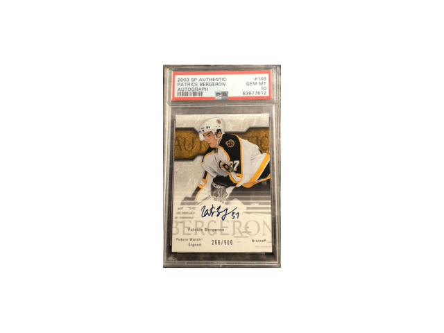 What Are The Best Patrice Bergeron Rookie Cards to Collect?  