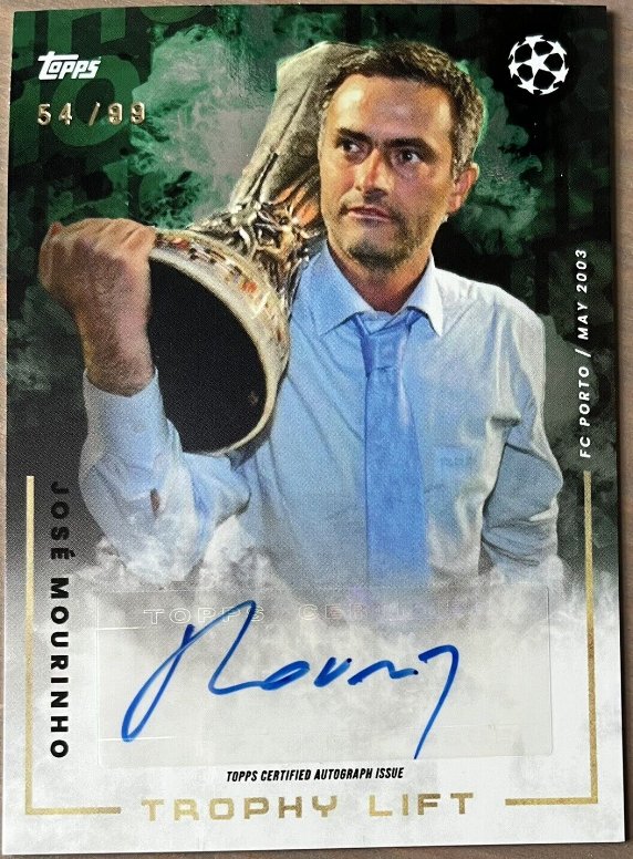The Best José Mourinho Cards for Soccer Fans and Collectors