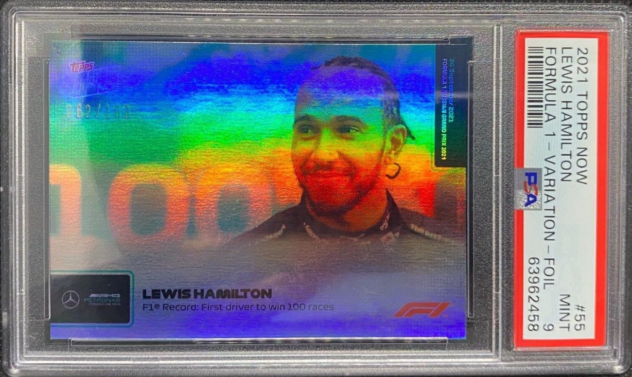 2021 Topps Now Formula 1 Racing cards