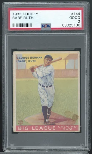 The Best 1933 Goudey Cards of All-Time